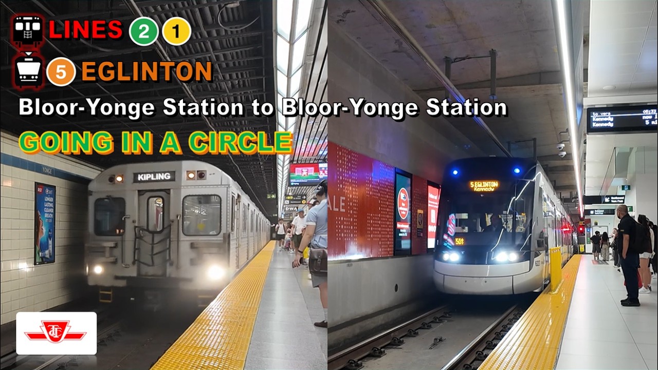 TTC POV Ride: Bloor-Yonge Station Clockwise to Bloor-Yonge Station Via St. George Station