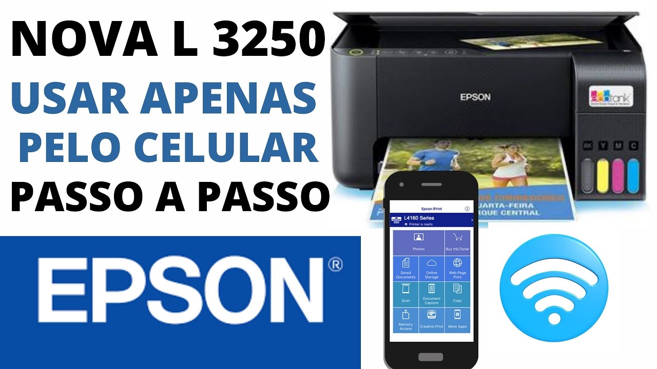 🏆EPSON L3250 COMO USAR PELO CELULAR