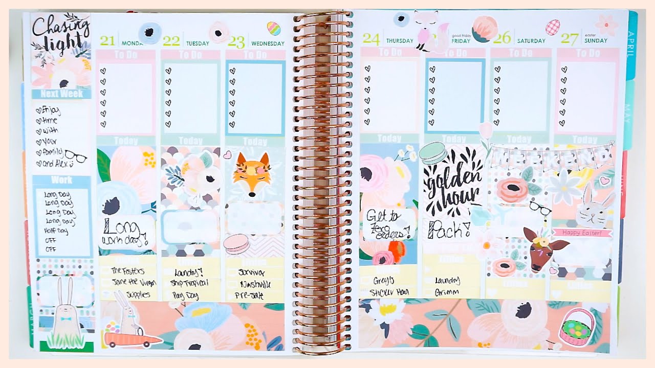 Boho Spring: Chatty Plan with Me!