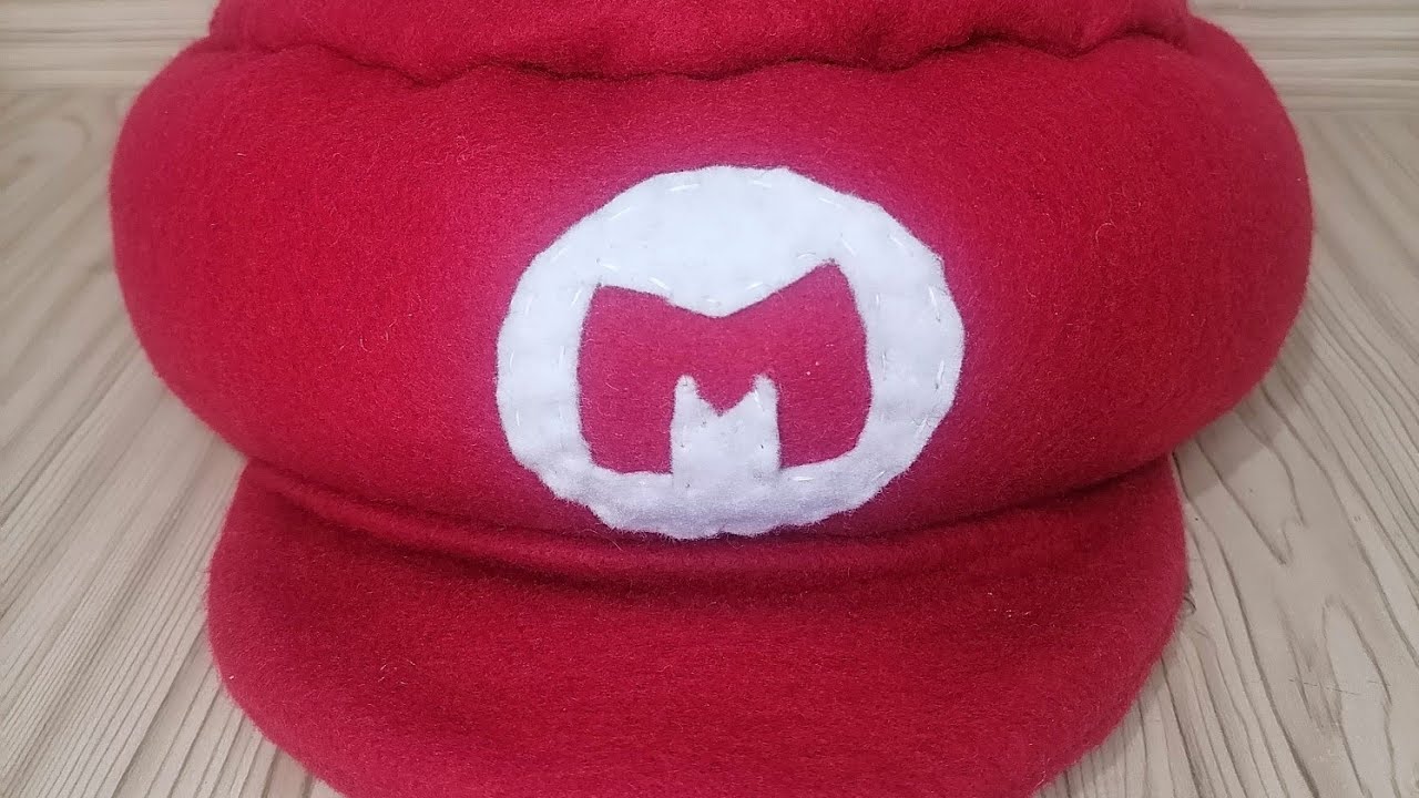 como hacer gorro de mario bros🧢