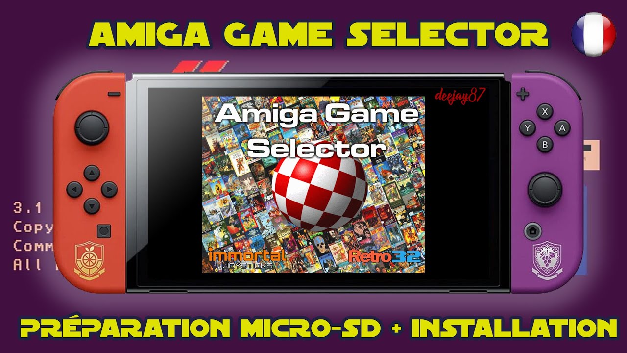 AGS v3.0 Amiga Game Selector - Retroarch Nintendo Switch (.hdf) - préparation / configuration [FR]