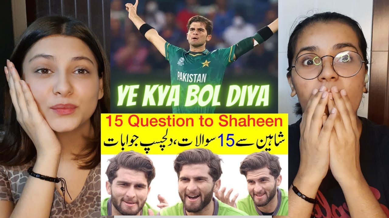 15 Questions to Shaheen Afridi | INDIAN REACTION
