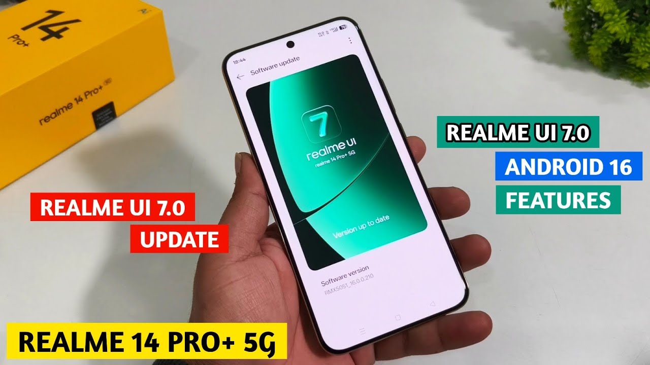 Realme 14 Pro Plus Android 16 Realme UI 7 Update | Realme 14 Pro Plus 5G