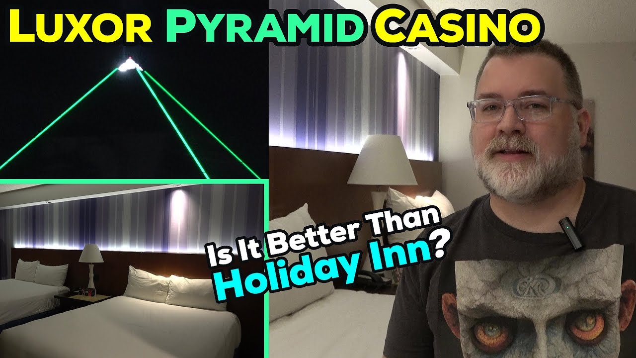 Luxor PYRAMID Casino Hotel &mdash; Two Queen Pyramid Room Tour / Review [Concise Version]