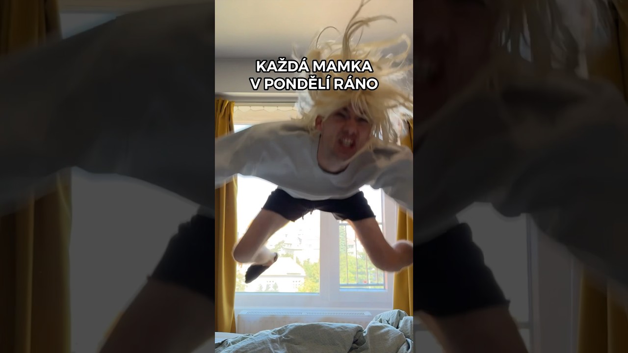 KAŽDÁ MAMKA V PONDĚLÍ RÁNO! Klidni na odebírat a sleduj co se stane 👀✨