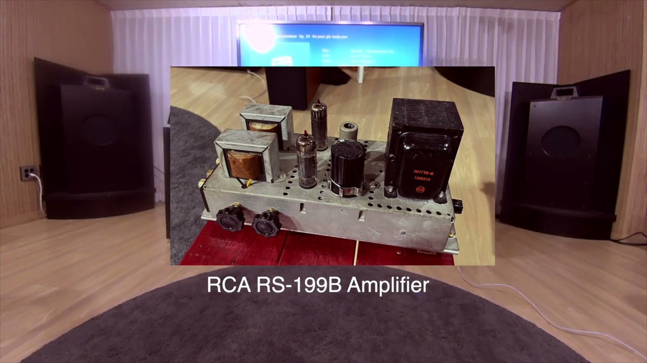 EL84/6BQ5 RCA RS-199B Amplifier Violin Sound