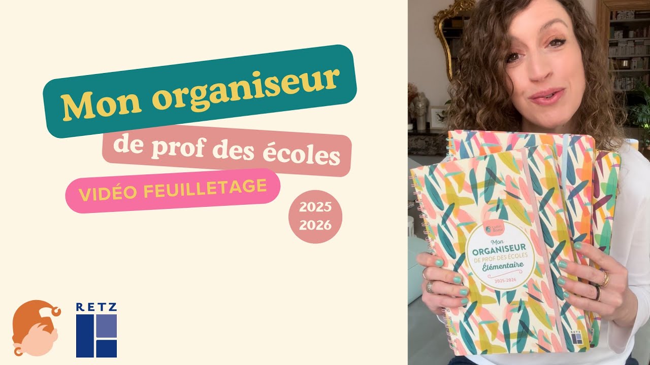 Mon organiseur de prof des écoles 2025-2026 - Lutin Bazar