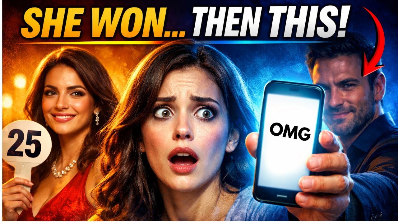 She Won the Bid... Until He Showed His Phone and Her Face Went Pale
