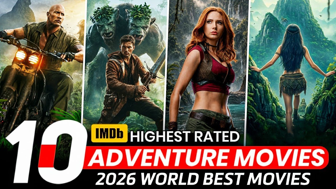 Top 9 Best Hollywood ADVENTURE Movies In Hindi | 2026 Adventure Movies in Hindi | Adventure Movies
