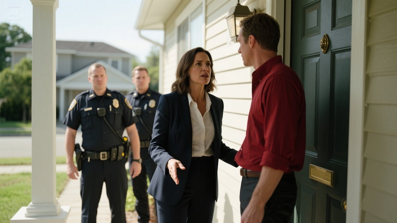 HOA Karen Unlocked My Door  Then Froze When She Saw Police Waiting Inside!