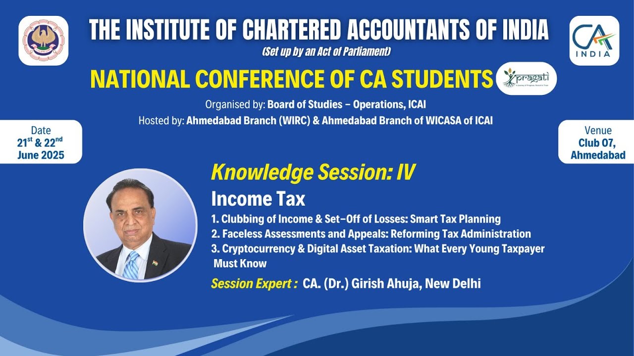 Knowledge session IV with CA. (Dr.) Girish Ahuja