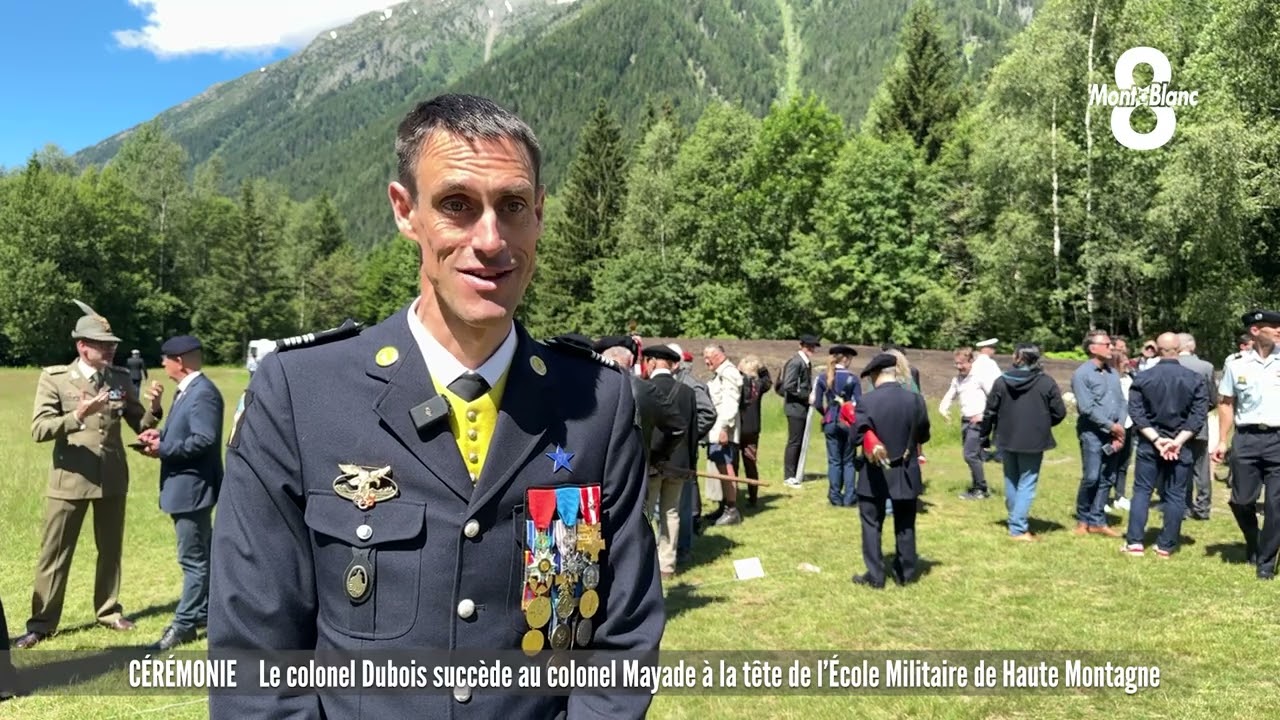 Le colonel Dubois succède au colonel Mayade à la tête de l'École Militaire de Haute Montagne