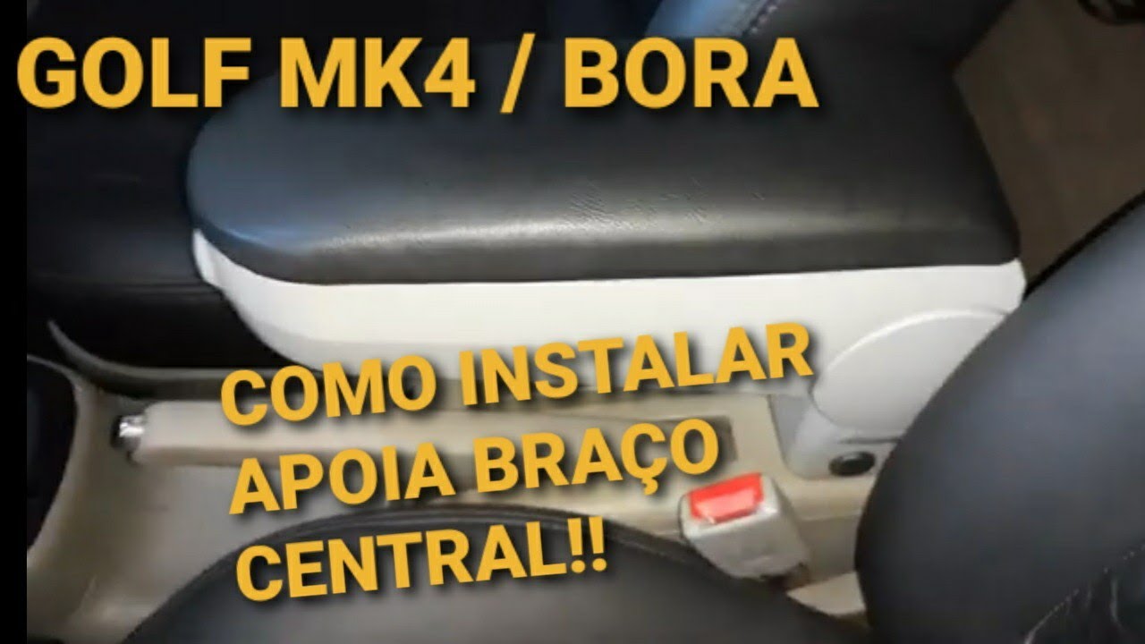 COMO INSTALAR APOIA BRAÇO CENTRAL ! GOLF ,BORA !!