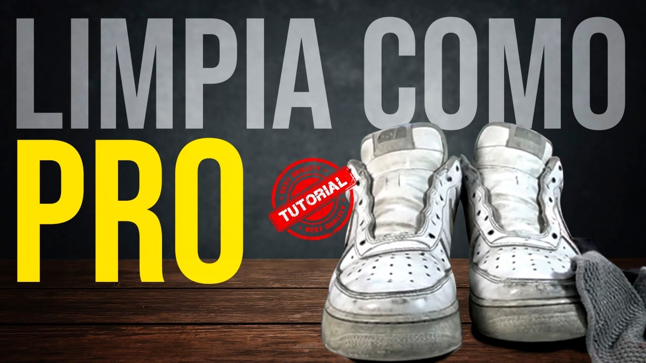 TUTORIAL | Limpieza sencilla de tenis BLANCOS con suelas amarillas