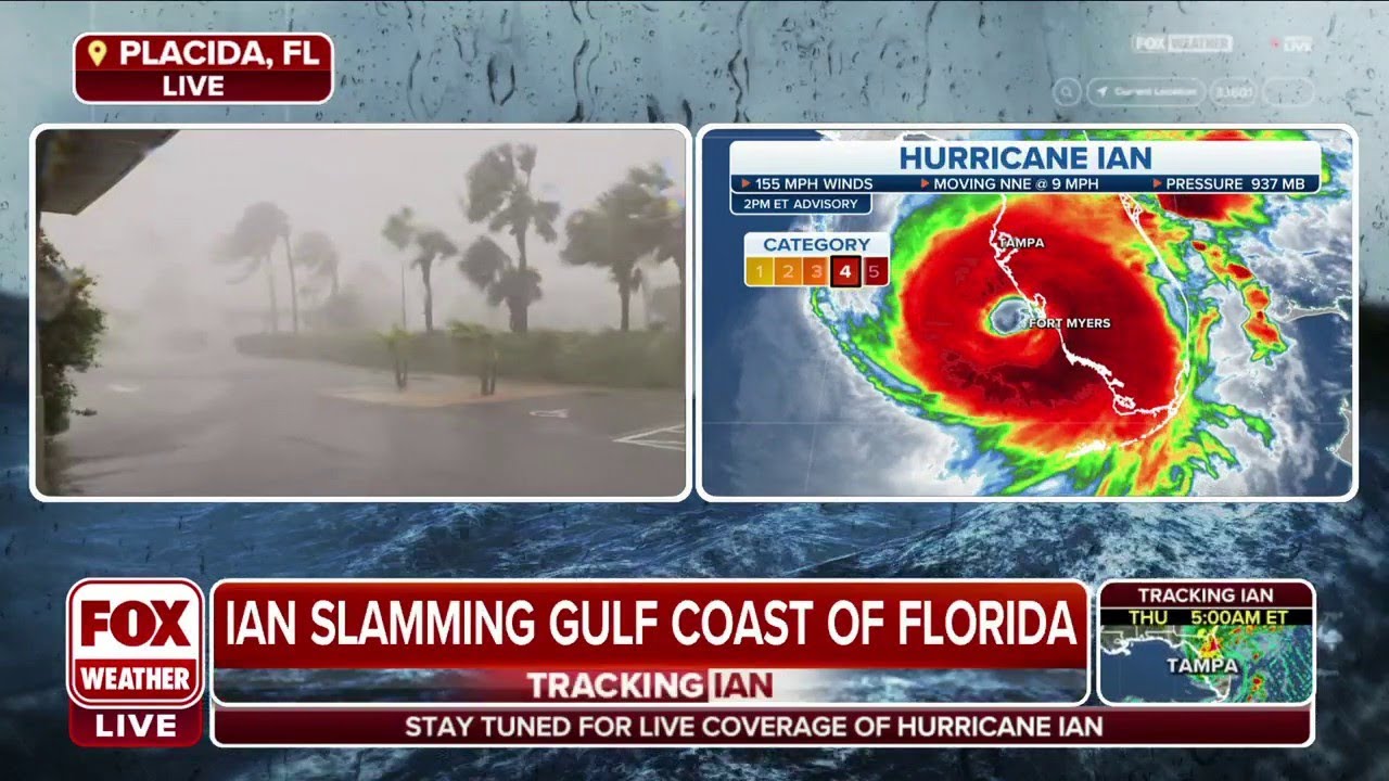 Hurricane Ian's Landfall Is Imminent Along Florida Gulf Coast