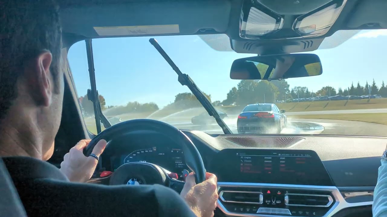 BMW Performance Driving School pro hot lap