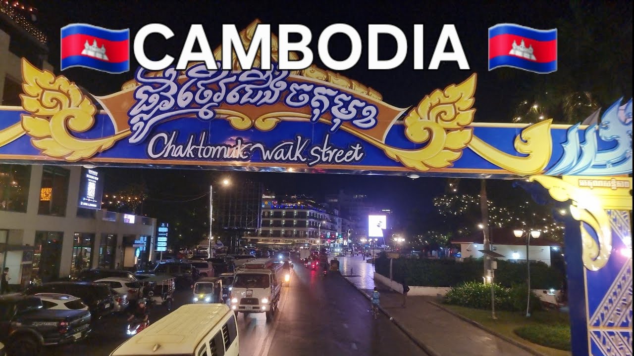🇰🇭4K Phnom Penh City Tour in Cambodia #travel #phnompenh #trip #cambodia #bustours 
