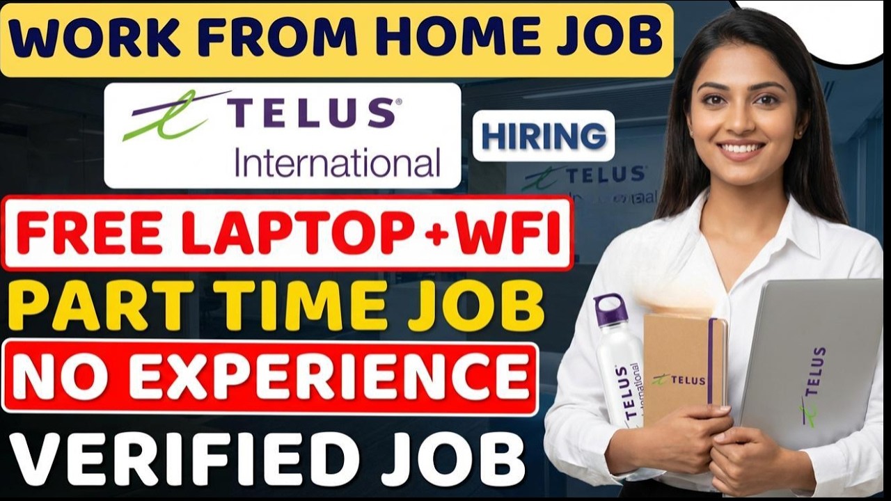 Telus Work From Home Jobs 2026 | 12th Pass Eligible | Part Time & Full Time WFH