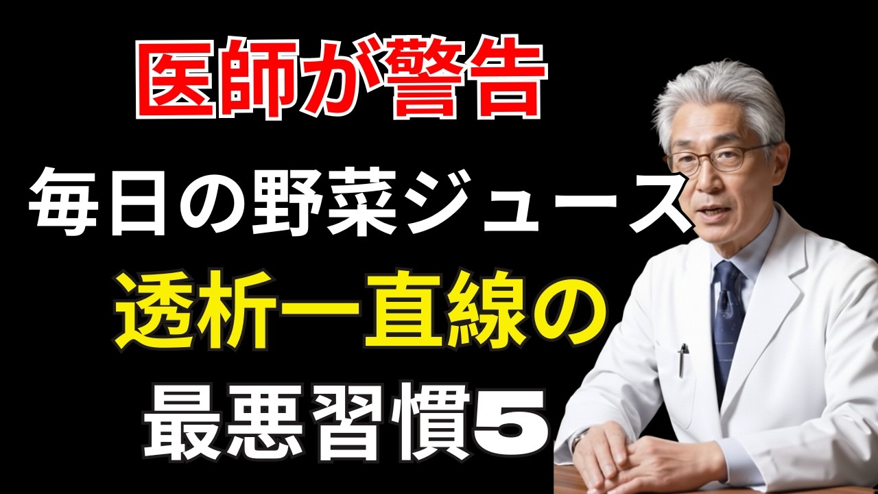 尿たんぱくは腎臓崩壊の警告サイン｜人工透析になる前に知るべき危険習慣 | 健康長寿