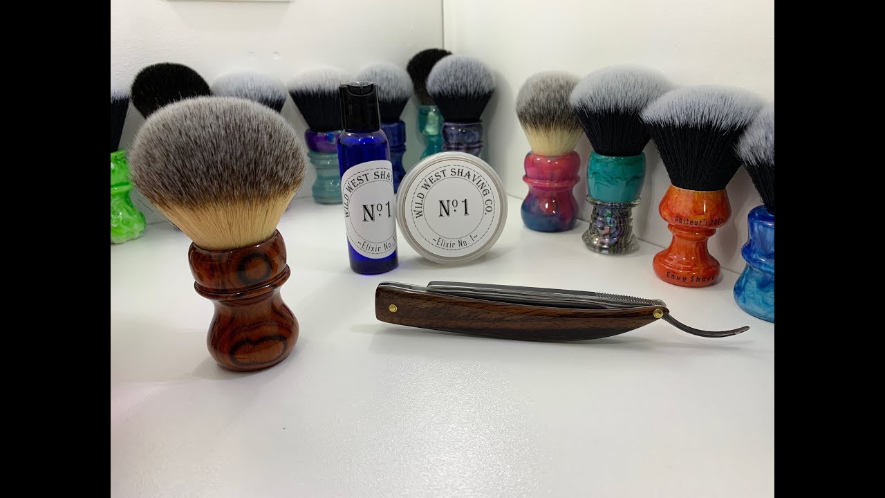 Straight Razor Shave No3 featuring Drew Dick 7/8 Custom Damascus!!!!!