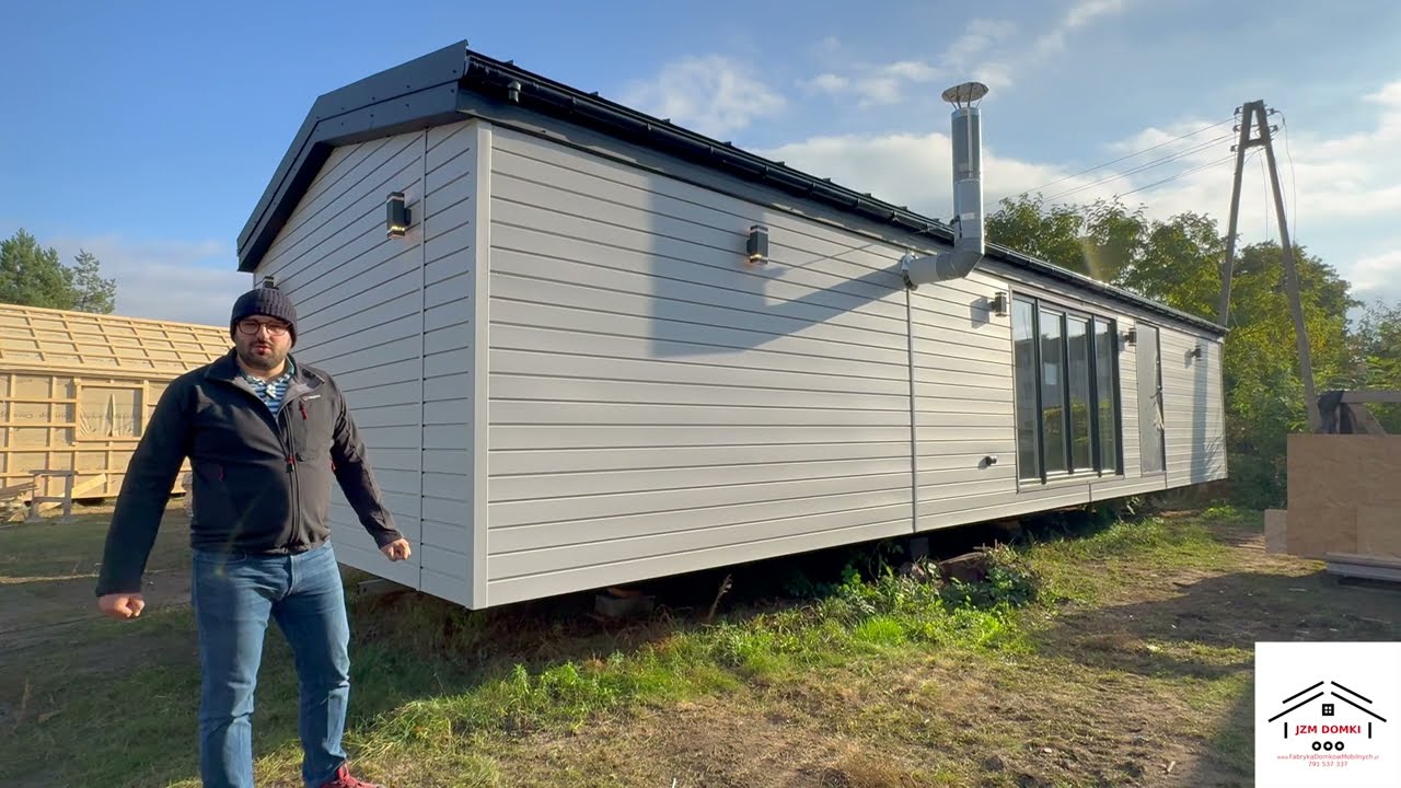 nr 3 Luksusowy Domek Mobilny 63m² Pegasus Plus od JZM DOMKI | Home Tour - 2 sypialnie