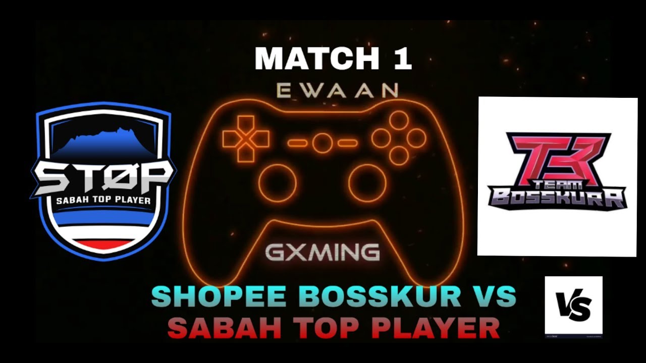 SHOPEE BOSSKUR VS SABAH TOP PLAYER MATCH 1 - MPL SEASON 4 MY/SG