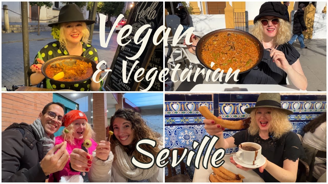 Vegan & Vegetarian Seville Spain | Paella | Sevilla City Tour | Flamenco Shows | Churros