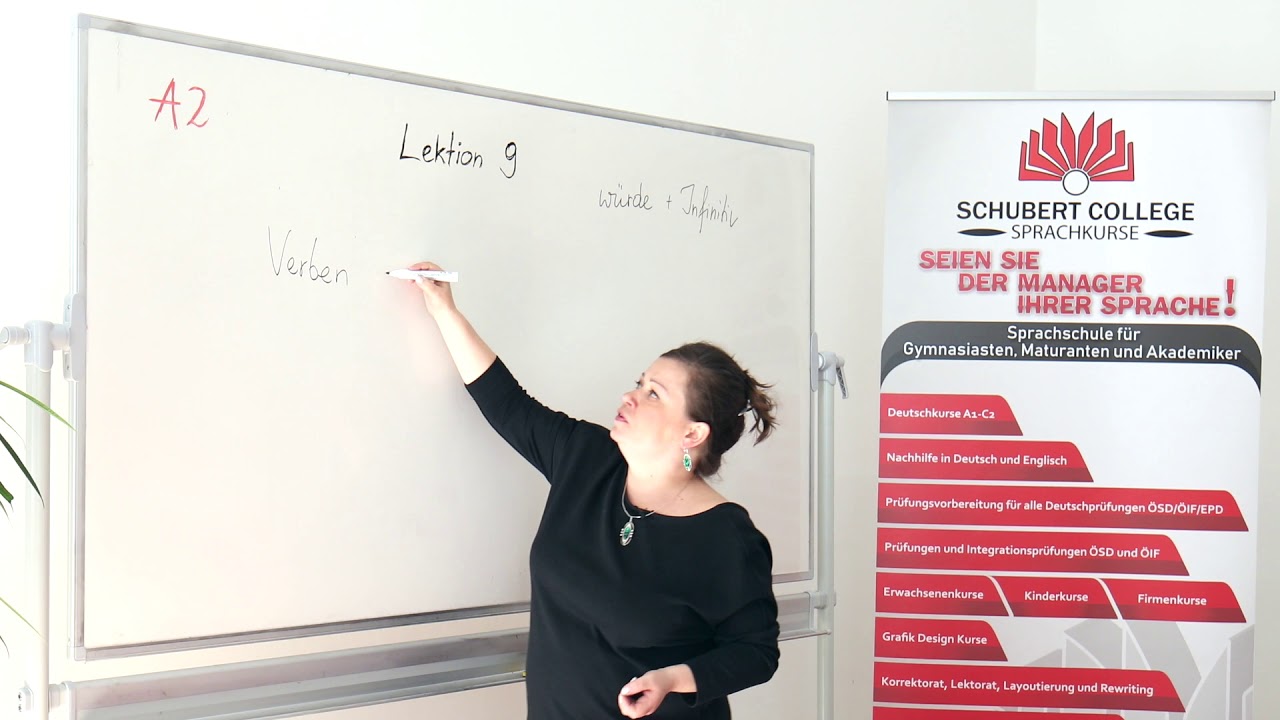A2 Lektion 9 / Empfehlungen/Ratschläge mit „sollte“ / Wünsche: würde + Infinitiv