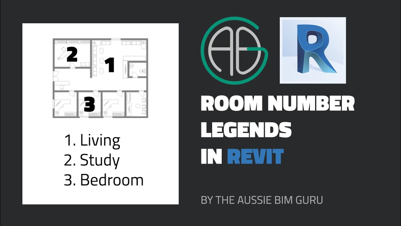 Room number legend in Revit!