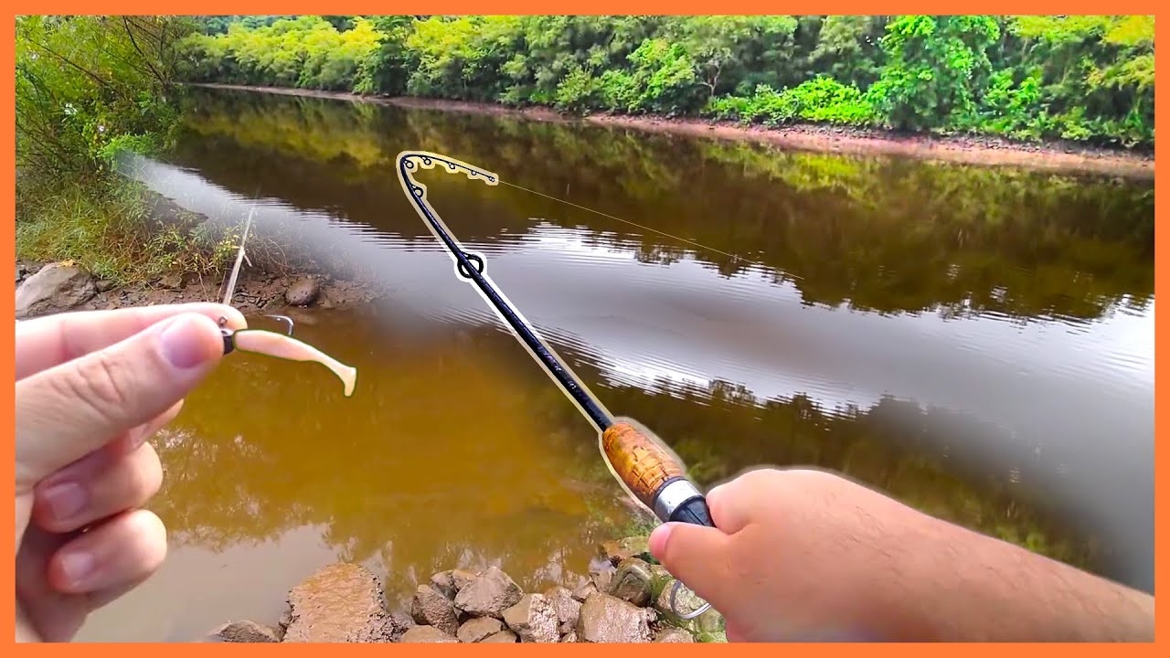 ACERTEI A ISCA, O TRABALHO E A MARÉ - ULTRALIGHT FISHING DE ROBALOS E SAICANGA - PESCA DE BARRANCO