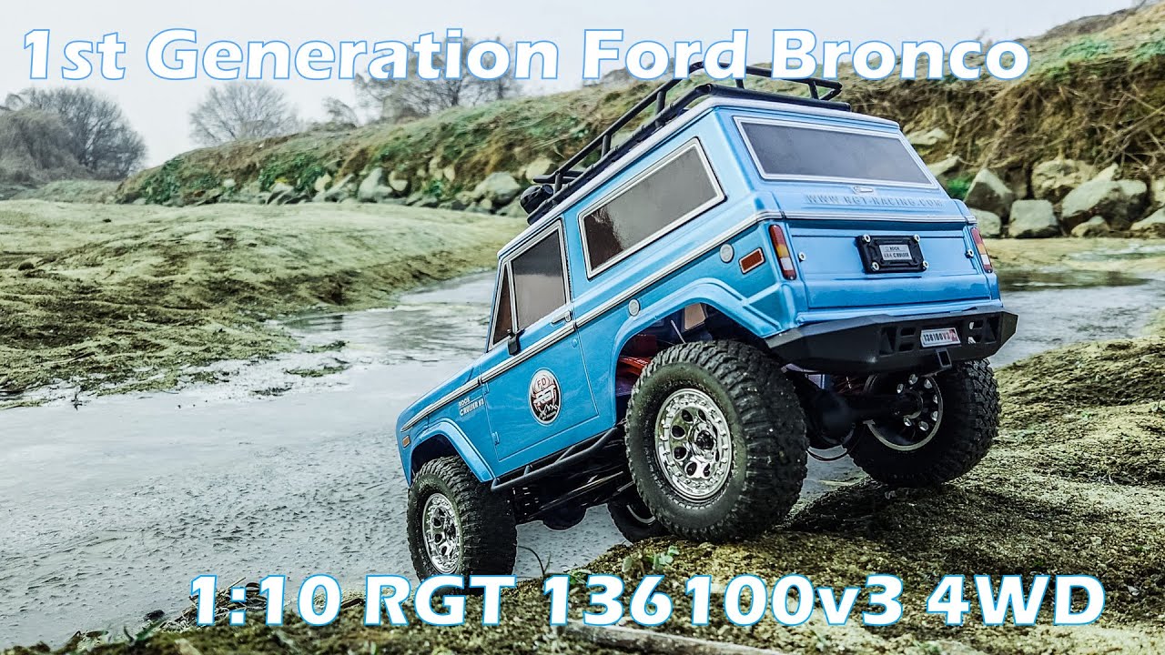 RGT 136100 V3 | First-Gen Ford Bronco Classic RC Off-road Driving