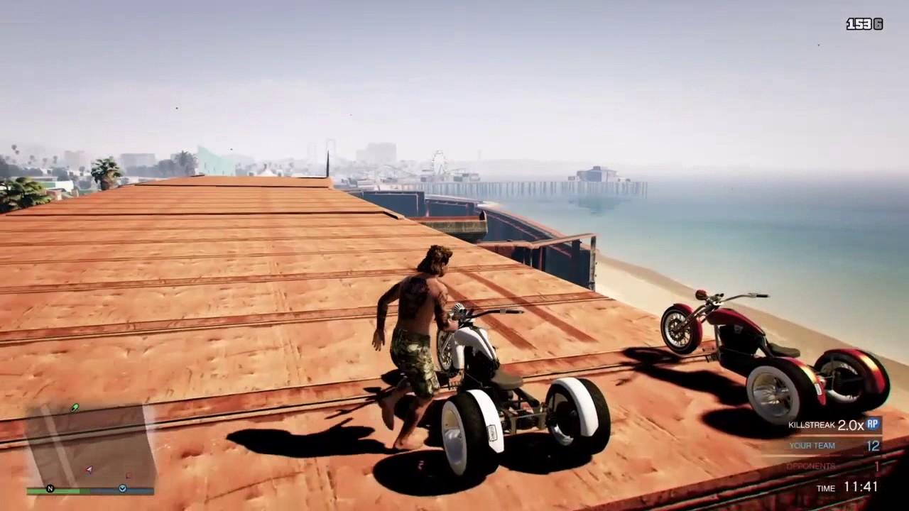 (Gta 5 online) - BEACH PARKOUR!!! (UPDATED)