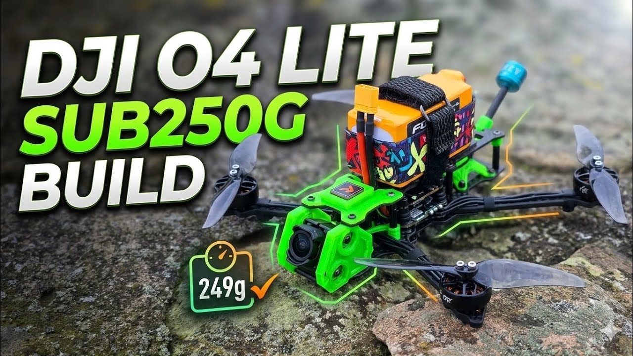 Можно ли собрать квадрокоптер DJI 04 Lite 4 дюйма весом менее 250 г? Давайте выясним.