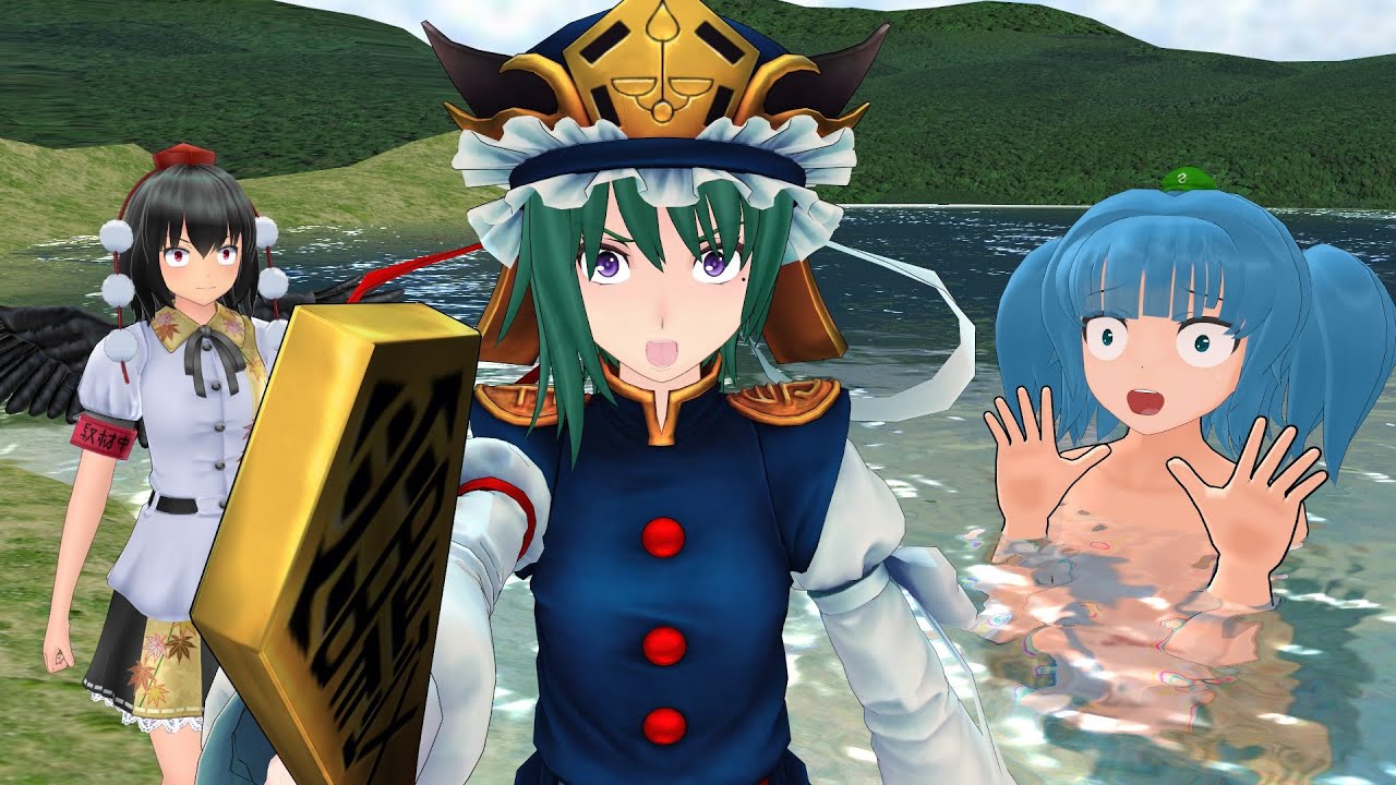 【東方MMD】続！オバケきゅうりにご用心【ＭＭＤ紙芝居】【射命丸文】【河城にとり】【八意永琳】【飯綱丸龍】東方mmd