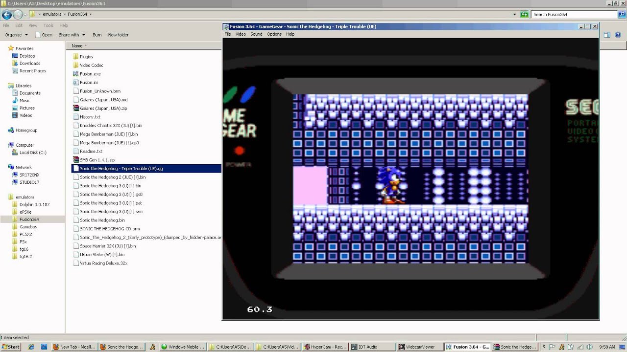 basic Kega Fusion emulator usage walkthrough