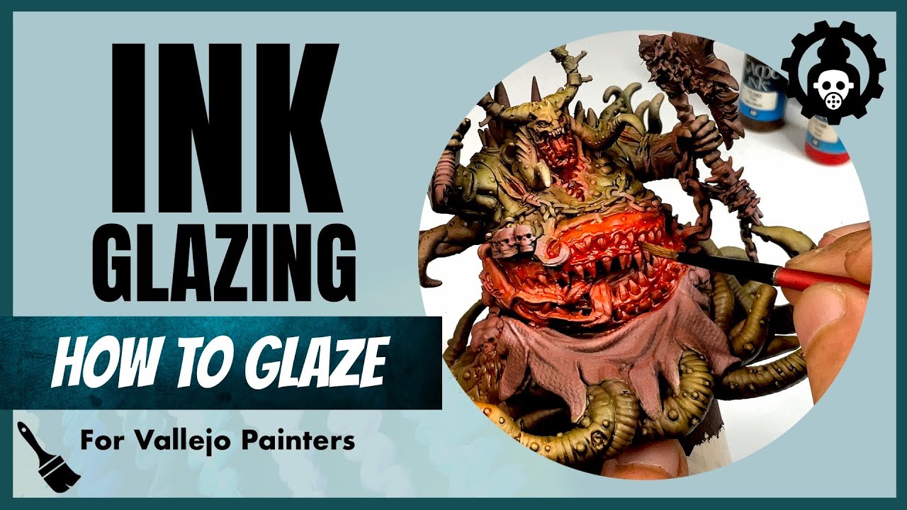 HOW to GLAZE Miniatures | Underpainting Explained
