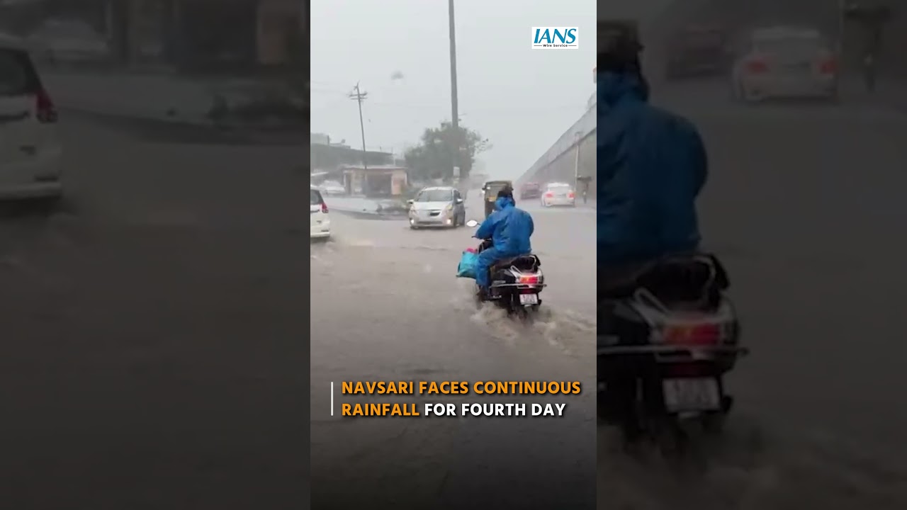 Navsari Faces Continuous Rainfall For Fourth Day | Monsoon Situation Update
