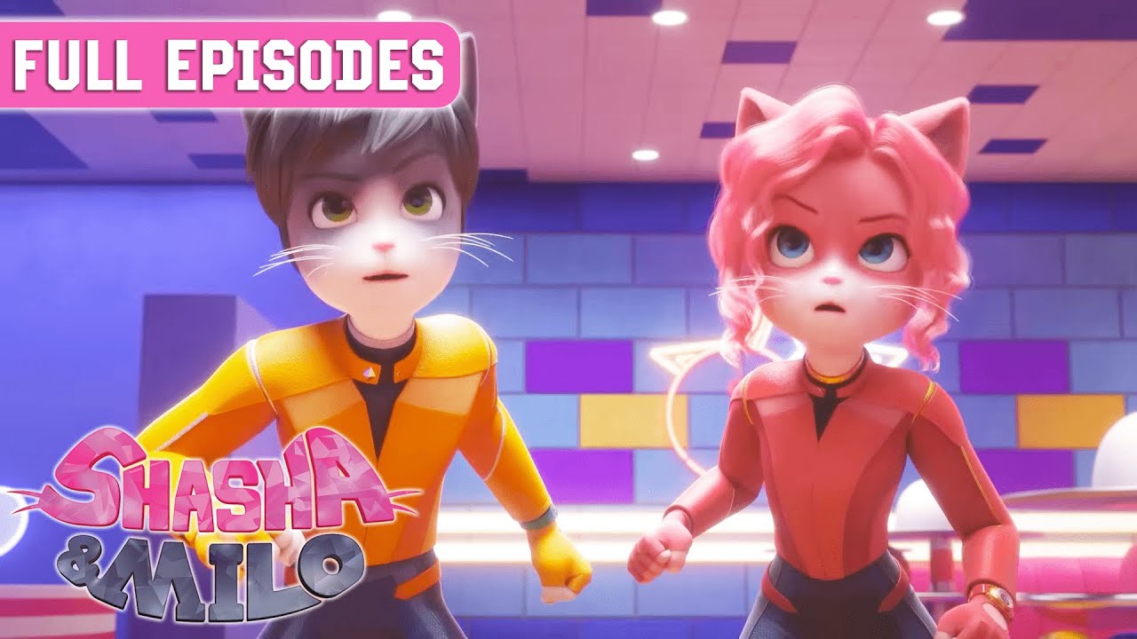 Shasha & Milo | S1 E17-20 | Alley Cats, A New Kit on the Block, GuardianCon & More! | FOUR EPISODES