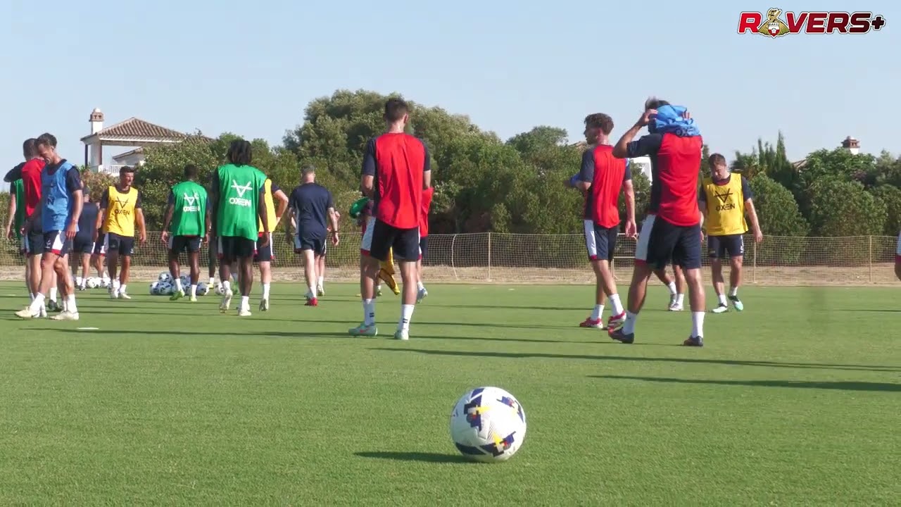 Rovers In Spain: Day Two, training session one