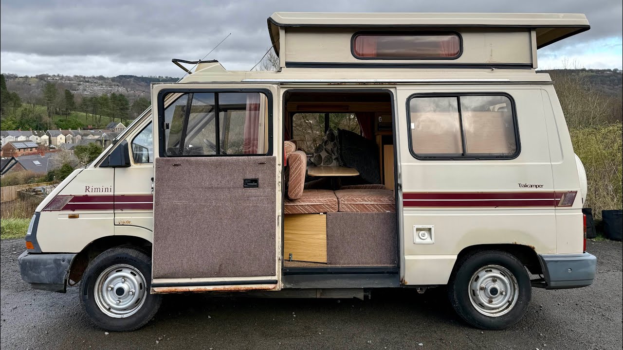 ПРИЧУДЛИВЫЙ КЕМПЕР - Познакомьтесь с Джеффом, РЕТРО-АВТОДОМОМ Renault Trafic 1990-х годов, которы...