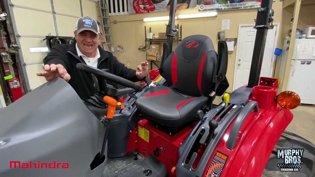 Mahindra 1640 and 1635 tractors walk around
