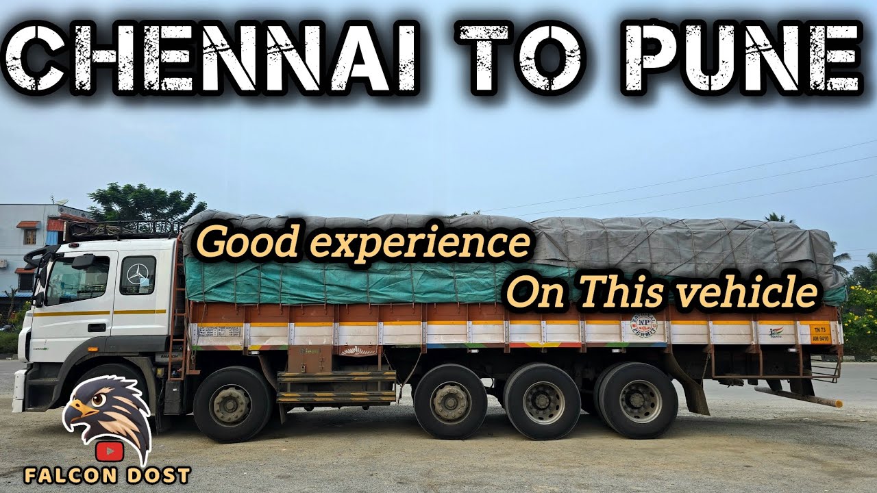 Chennai to Pune/ bharat Benz 👍🏻 bada dost i3 🫂 14W-lorry 😎 Falcon 🦅 #bharatbenz #ashokleyland 
