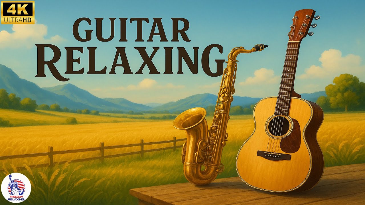 Music That Harmonizes Work And Life - Classical Instrumental Guitar And Beautiful Villages In The US