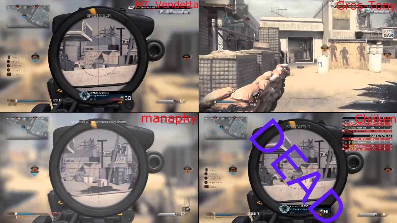 Call of duty: Ghosts: split screen//convers//clan 4vs4