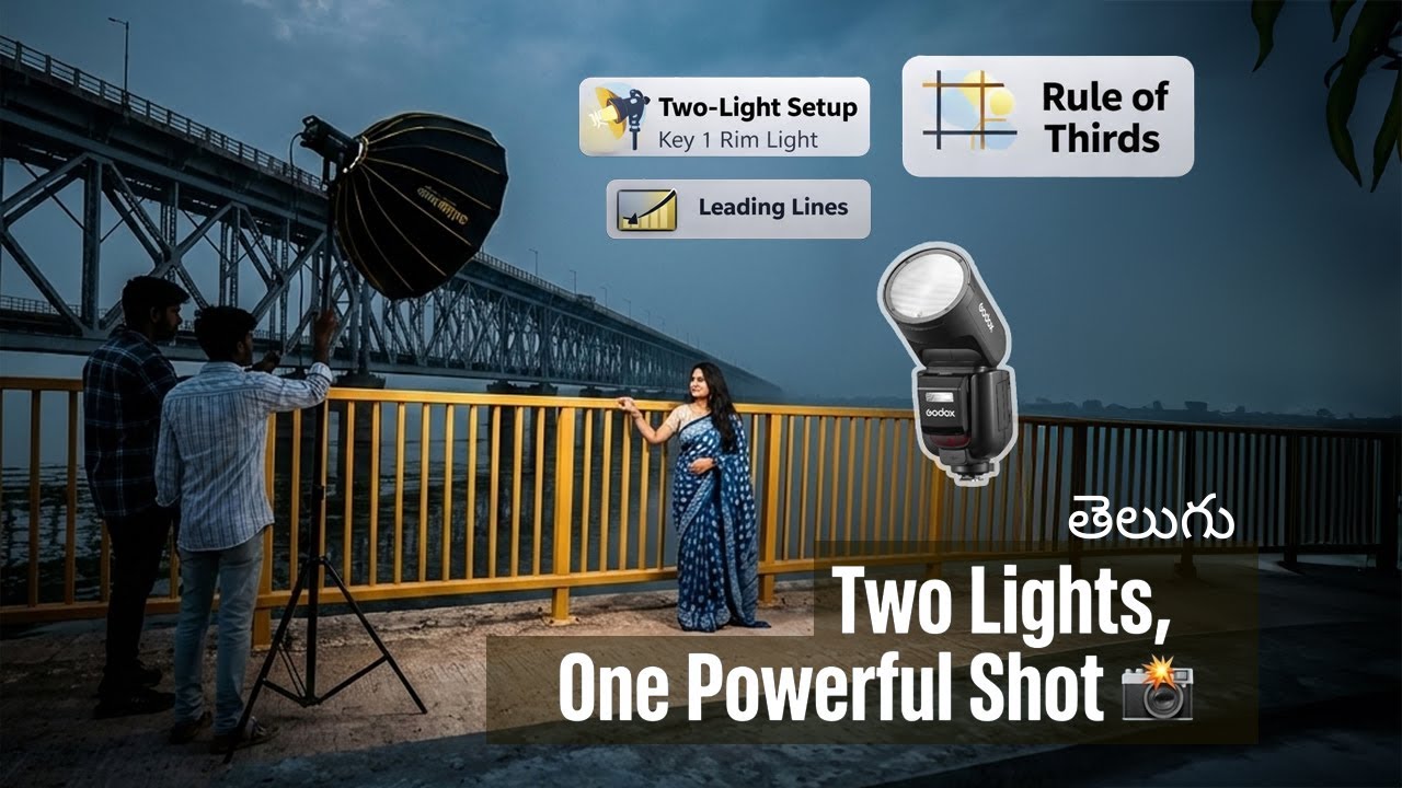 Behind the Scenes: Two-Light Photography Setup | Nikon Z8 + 50mm f/1.4