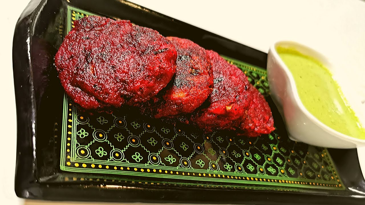 BEETROOT TIKKI - ടക്കനെ ഒരു ബീറ്റ്റൂട്ട് ടിക്കി - Beetroot Cutlet - Malayalam Evening Snack-Cutlet