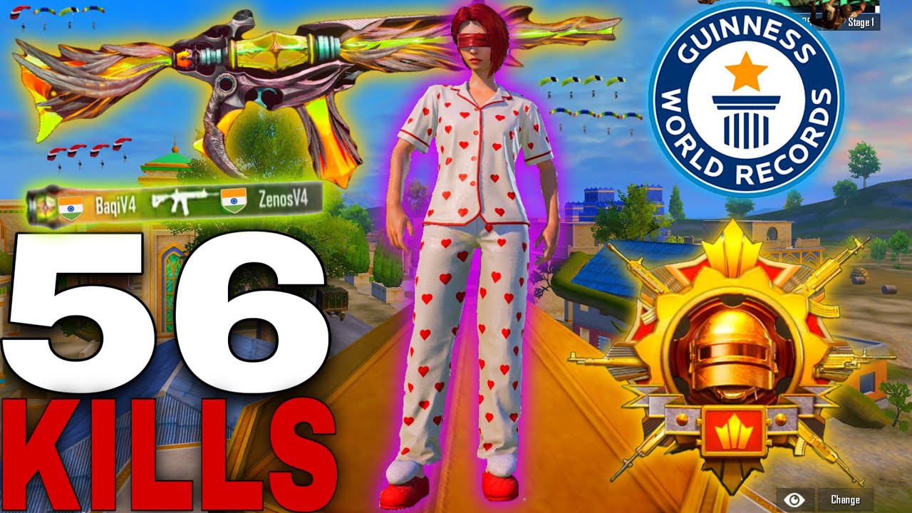 56 KILLS! 🔥IN ONE MATCH 😱 BEST LOOT GAMEPLAY WITH NEW SET PUBG MOBILE-BGMI😍