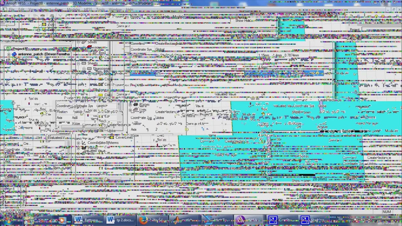 Patch antenna at 10GHZ