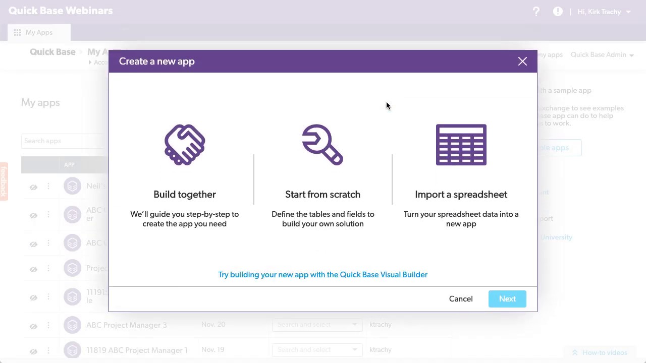 Creating a QuickBase Many-to-Many Relationship