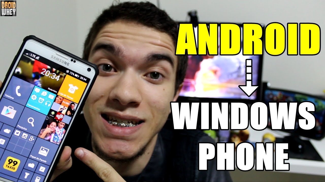 COMO TRANSFORMAR SEU ANDROID EM WINDOWS PHONE